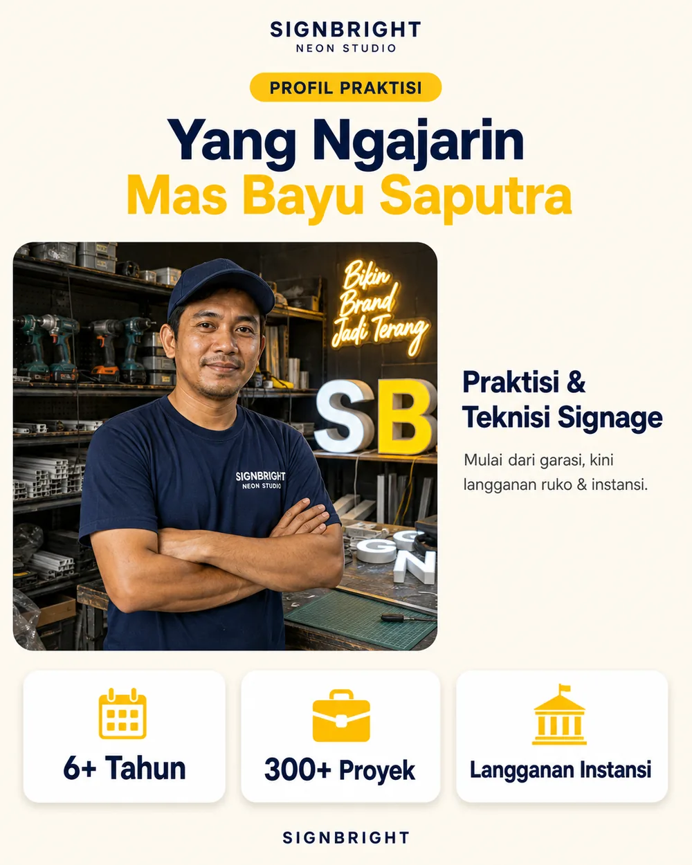 Profil Praktisi Mas Bayu Saputra